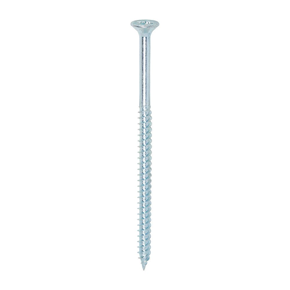 Twinthread Woodscrew PZ2 Countersunk - BZP - 12 x 4 - 4 pack
