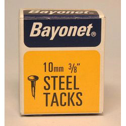 Bayonet Tacks (Fine Cut Steel) - Blue (Box Pack) 10mm product image