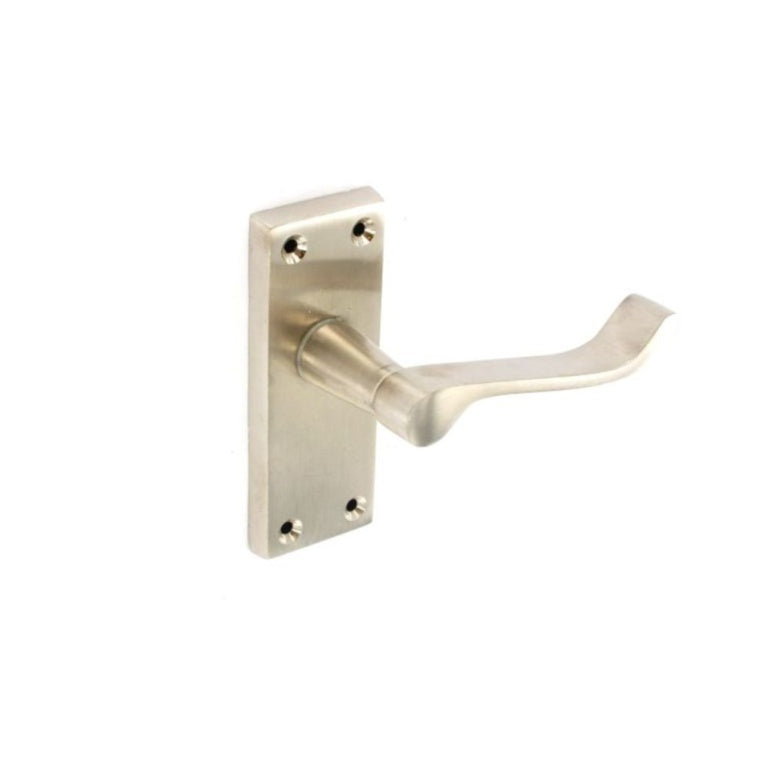 Securit Brushed Nickel Scroll Latch Handles (1 Pair) 100mm product image
