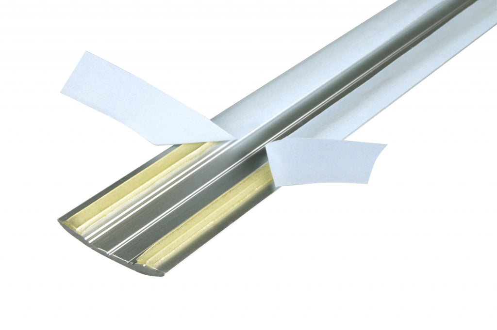 Stikatak Euro Coverstrip Self Adhesive Silver 90cm