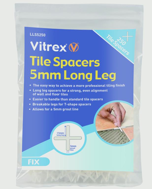 Vitrex Long Leg Tile Spacers 5mm