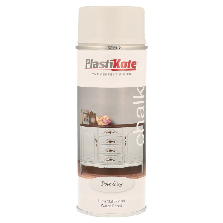 PlastiKote Chalk Spray Paint 400ml Dove Grey