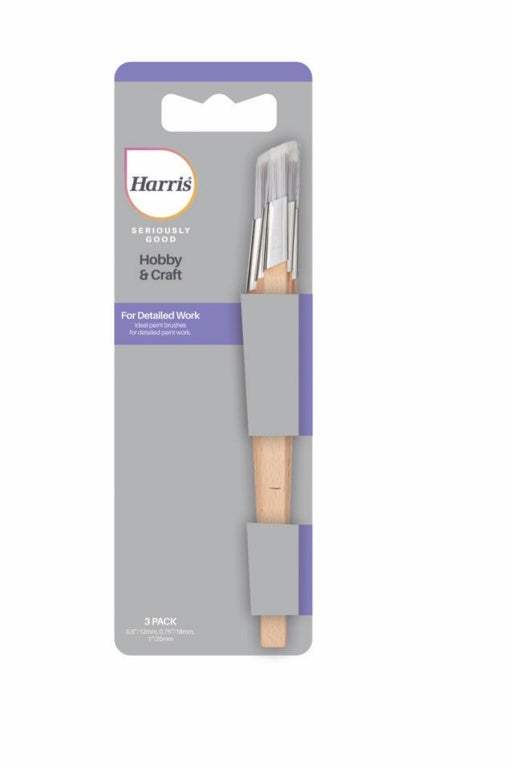 Harris Seriously Good 3 pack 0.5"# 0.75" & 1" Fitch Brushes