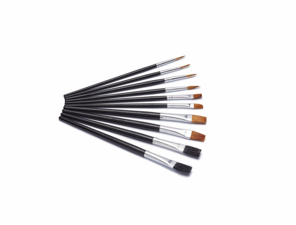 Harris Seriously Good Flat Artist Brushes Set of 10