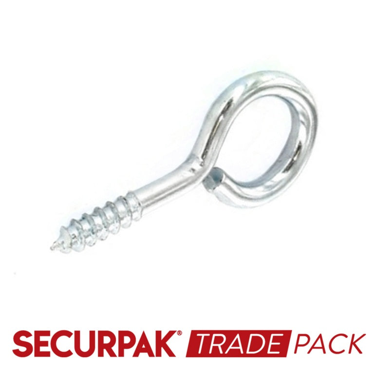 Securpak Screw Eye Zinc Plated 75mmx18 15 Pack product image