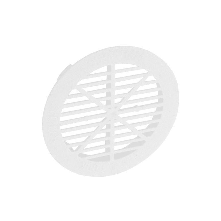 Securit Plastic White Round Soffit Vent 70mm Pack 8 S3272 product image