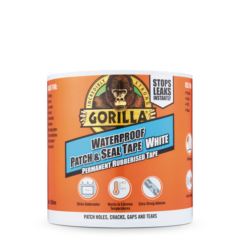 Gorilla 100mm Waterproof Patch & Seal Tape White