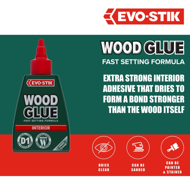 Evo-Stik Resin W Wood Adhesive (Interior) 125ml