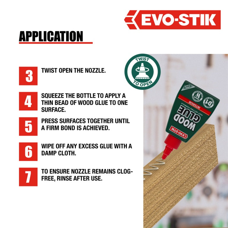 Evo-Stik Resin W Wood Adhesive (Interior) 125ml