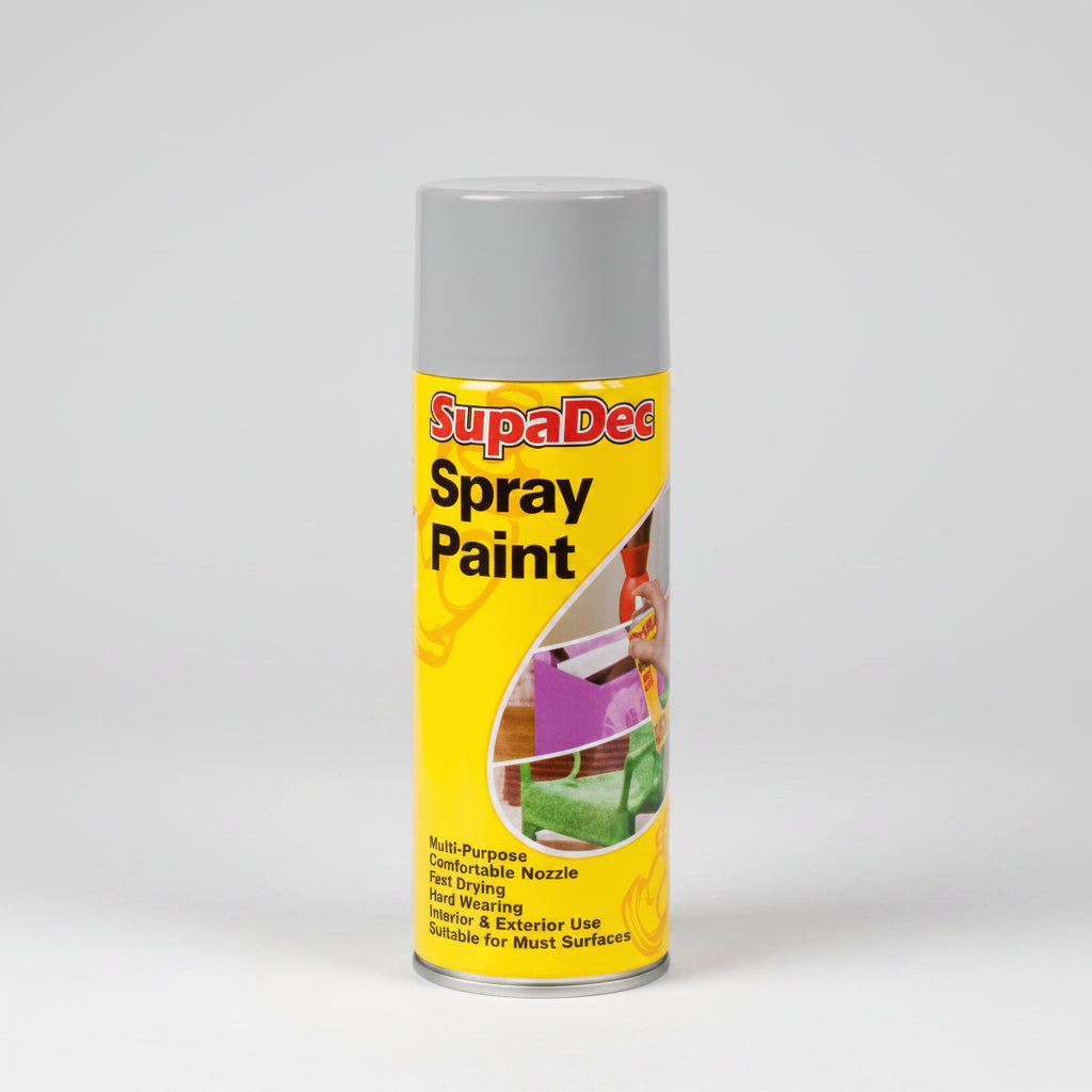 SupaDec Spray Paint 400ml Grey