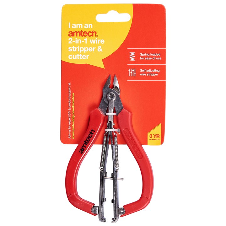 Amtech 2-in-1 Wire Stripper and Cutter