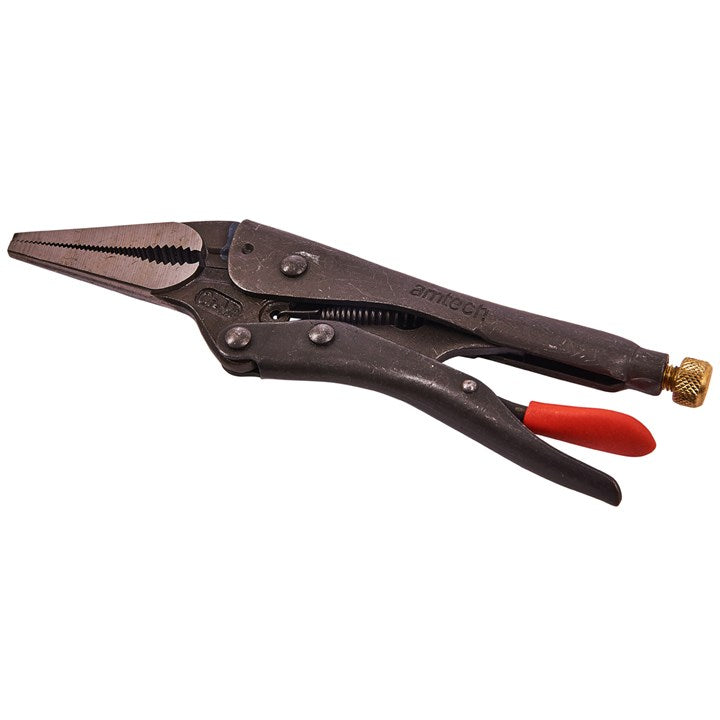 Amtech 230mm (9") Long Nose Locking Pliers