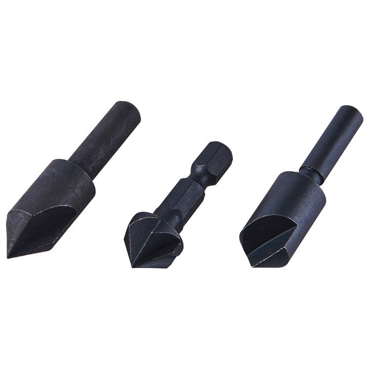 Amtech 3 Piece Countersink Bit Set
