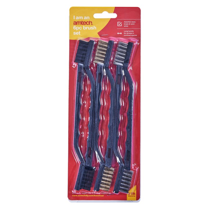 Amtech 6 Piece Brush Set