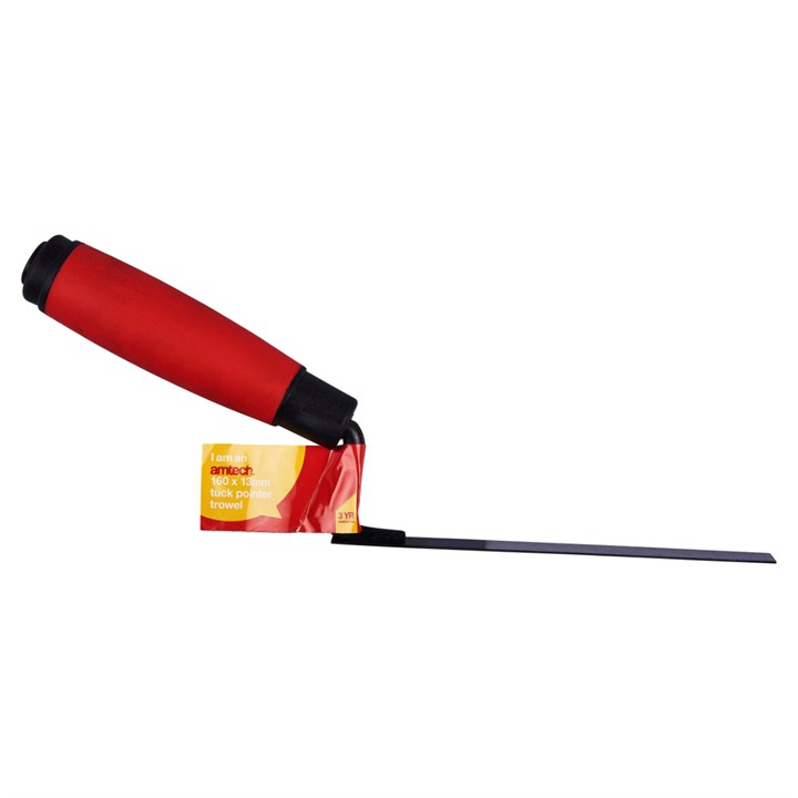 Amtech 160mm (6") X 13mm (0.5") Tuck Pointer Trowel with Soft Grip