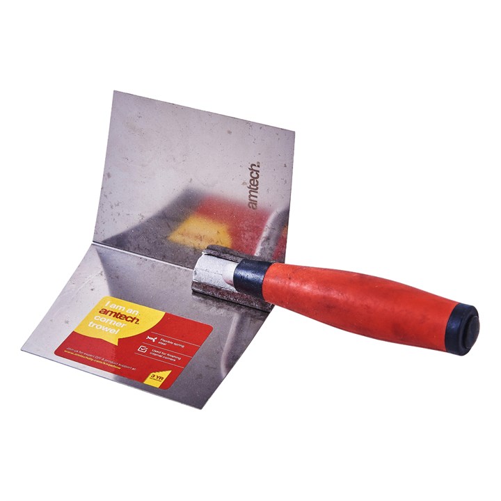 Amtech Corner Trowel with Soft Grip