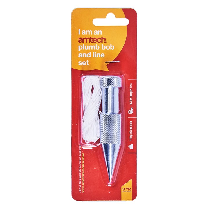Amtech Plumb Bob and Line