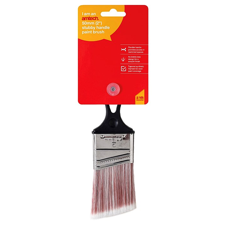 Amtech 50mm (2") Stubby Handle Paint Brush