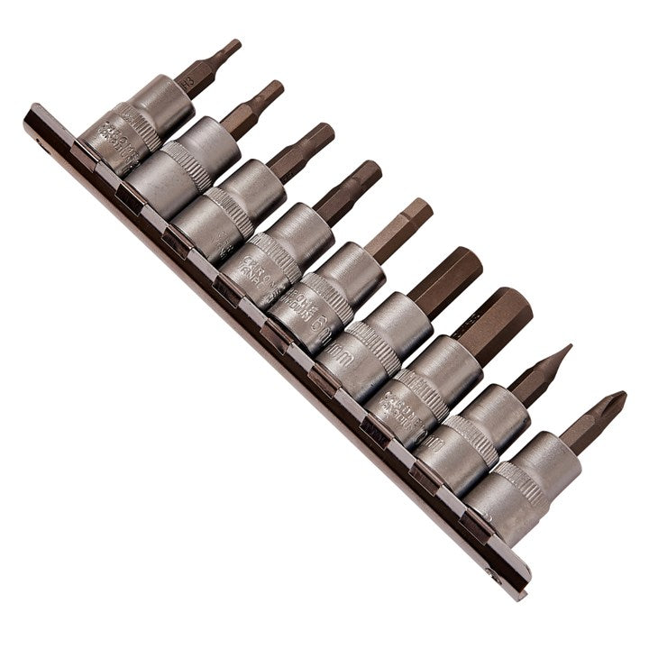 Amtech 10 Piece 10mm (3/8") Drive Hex Bit Socket Set