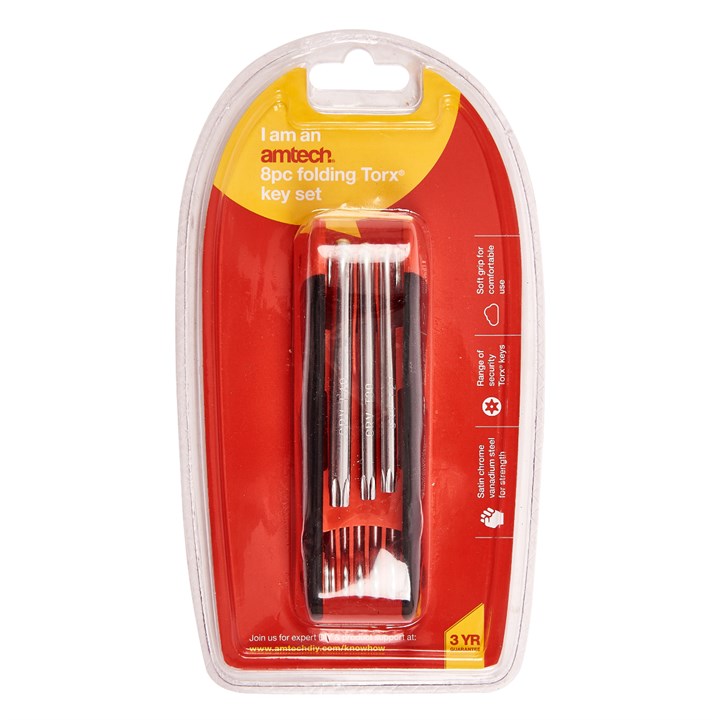 Amtech 8 Piece Folding Torx Key Set