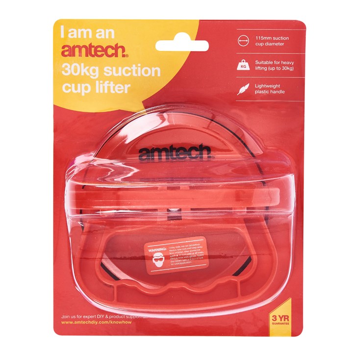 Amtech 30kg Suction Cup Lifter
