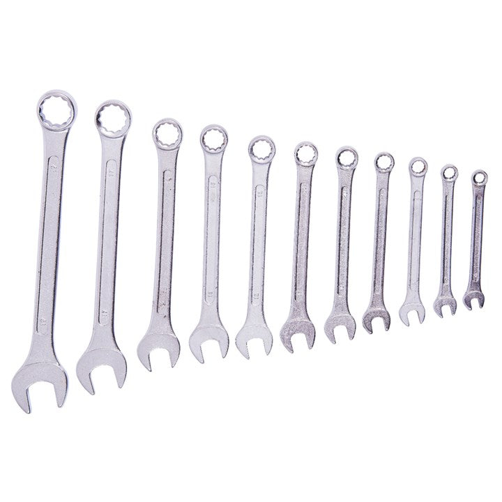 Amtech 11 Piece Combination Spanner Set with Storage Rack
