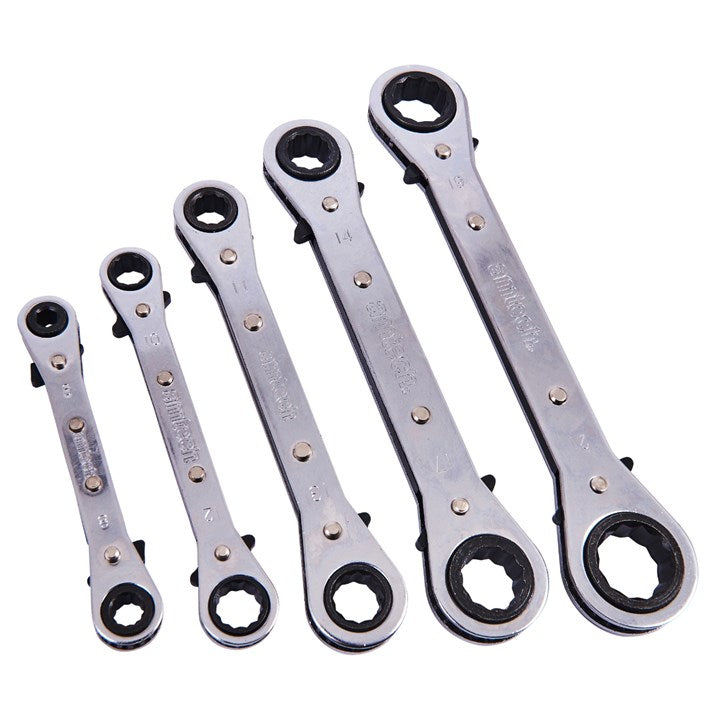 Amtech 5 Piece Ring Ratchet Spanner Set