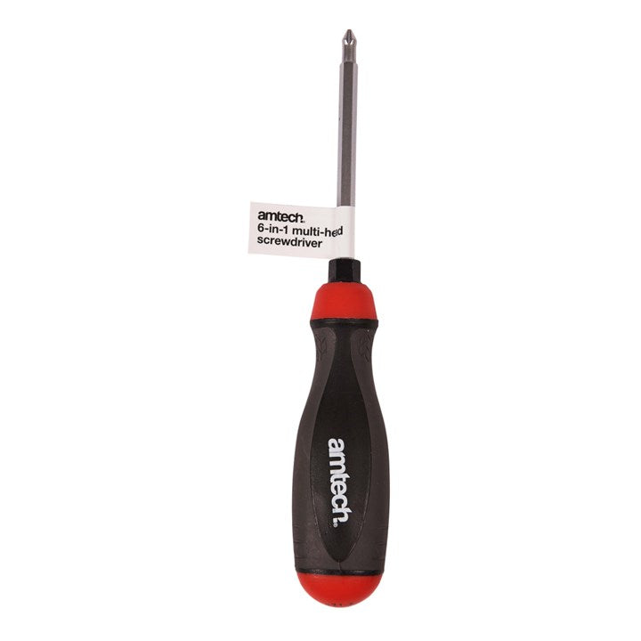 Amtech 6-in-1 Multi-head Screwdriver