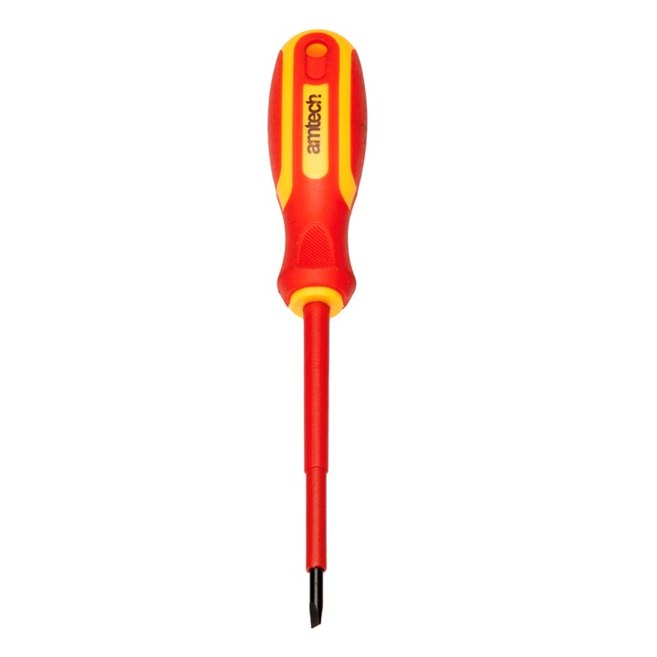 Amtech Slotted Tip 4 X 100mm Vde 1000v Electrical Screwdriver – En Iec 60900 – 1000v Rated
