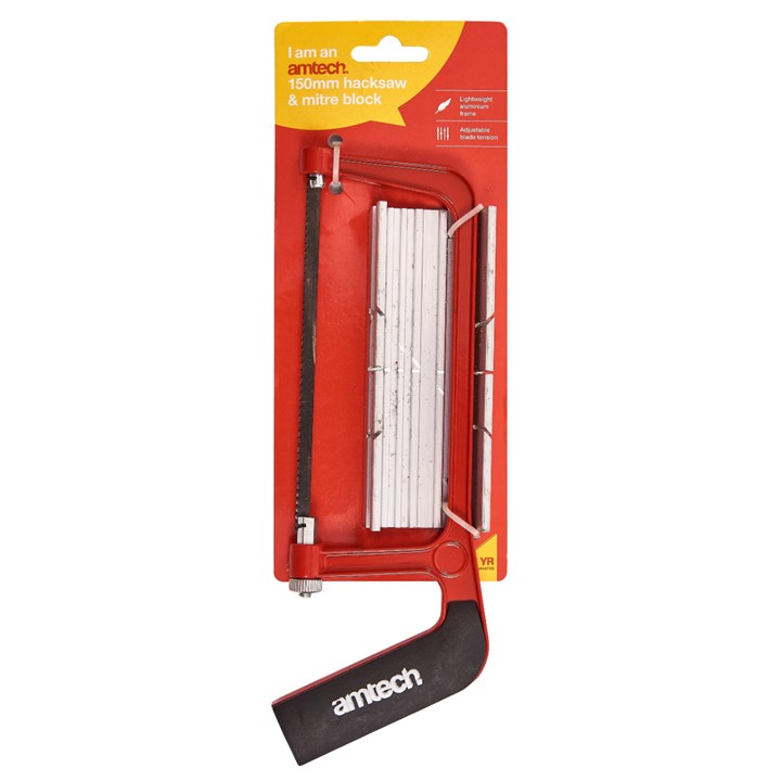 Amtech 150mm (6") Hacksaw and Mitre Block