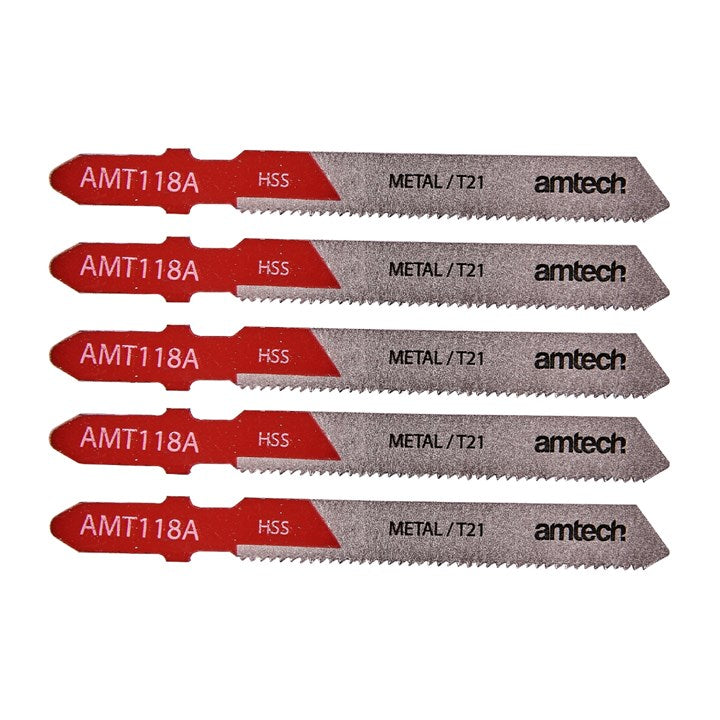 Amtech 5 Piece Metal Jigsaw Blade Set (AMT118A)