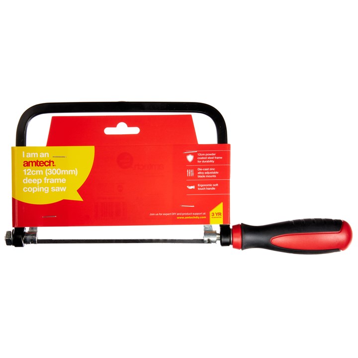Amtech 120mm Deep Frame Coping Saw