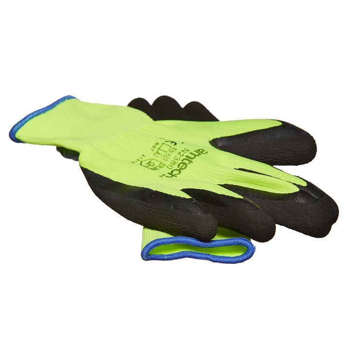 Amtech XL (Size 10) Hi-Vis Rubber Coated Gloves