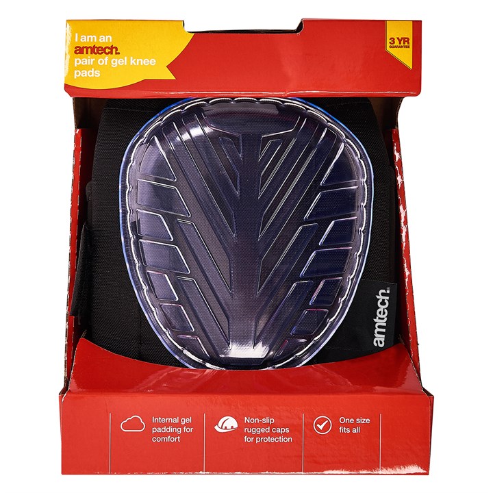 Amtech Heavy Duty Gel Knee Pads