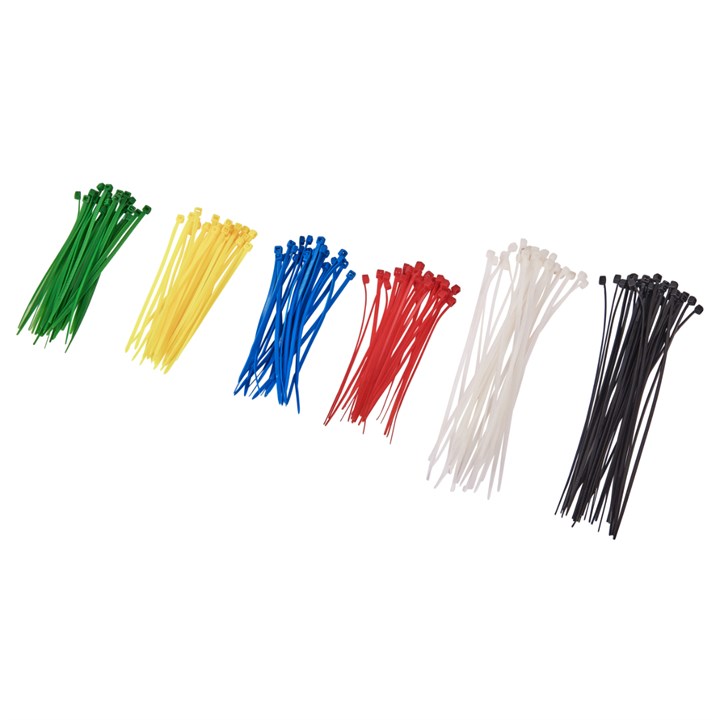 Amtech 150 Piece Assorted Cable Tie Set