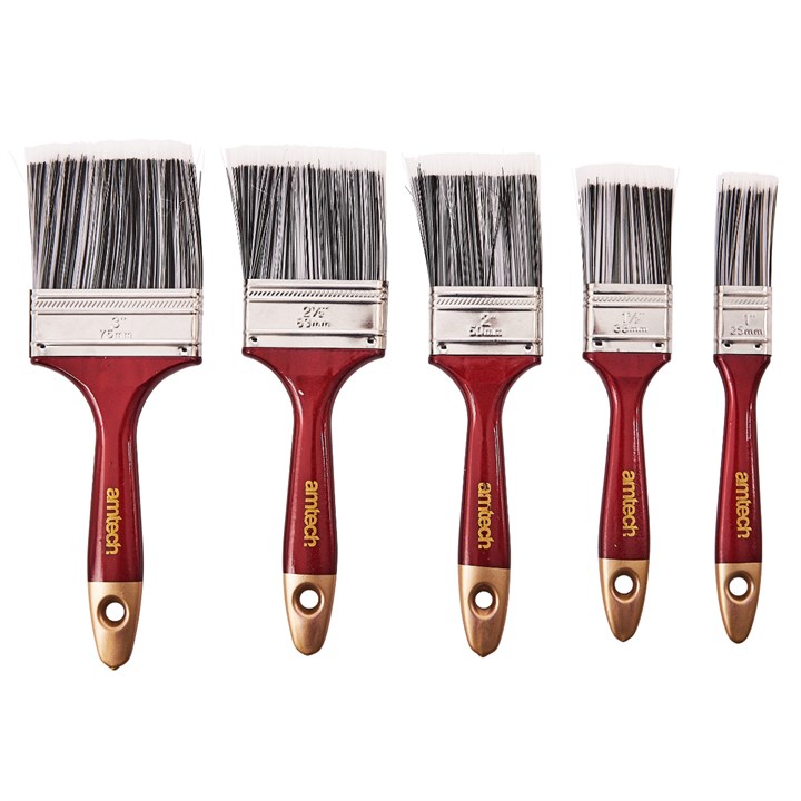 Amtech 5 Piece Paint Brush Set