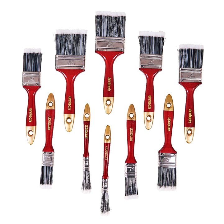 Amtech 10 Piece Paint Brush Set