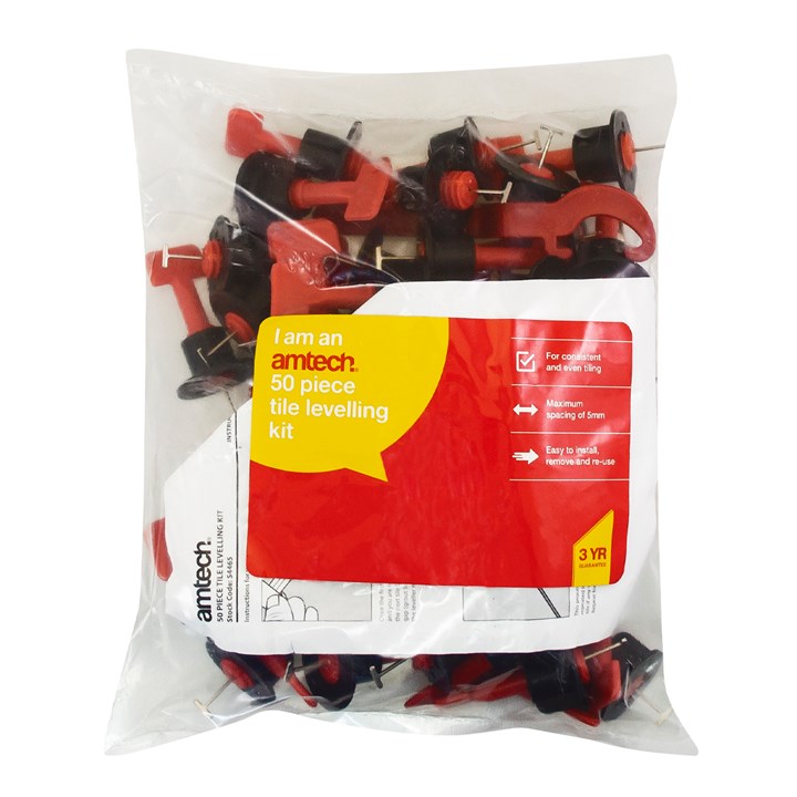 Amtech 50 Piece Tile Levelling Kit