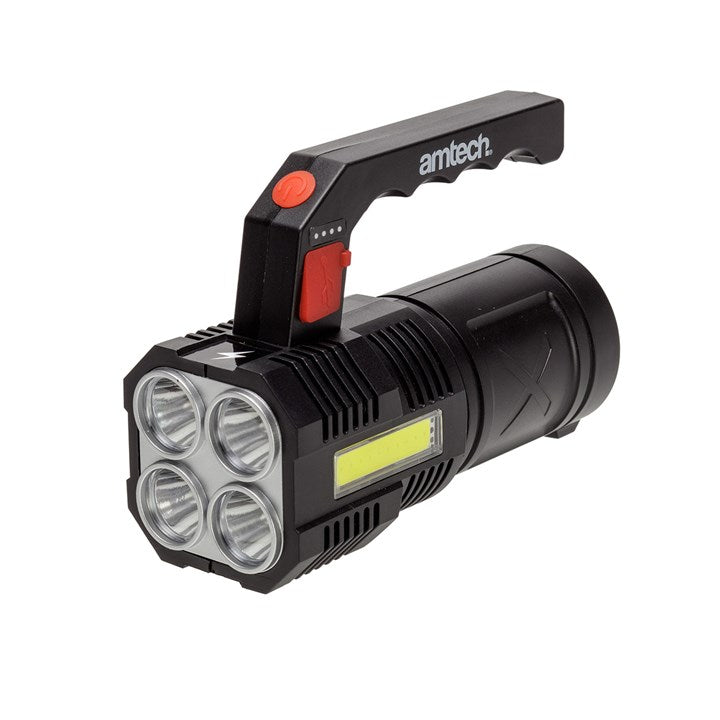 Amtech 10w Usb Rechargeable Portable Torch