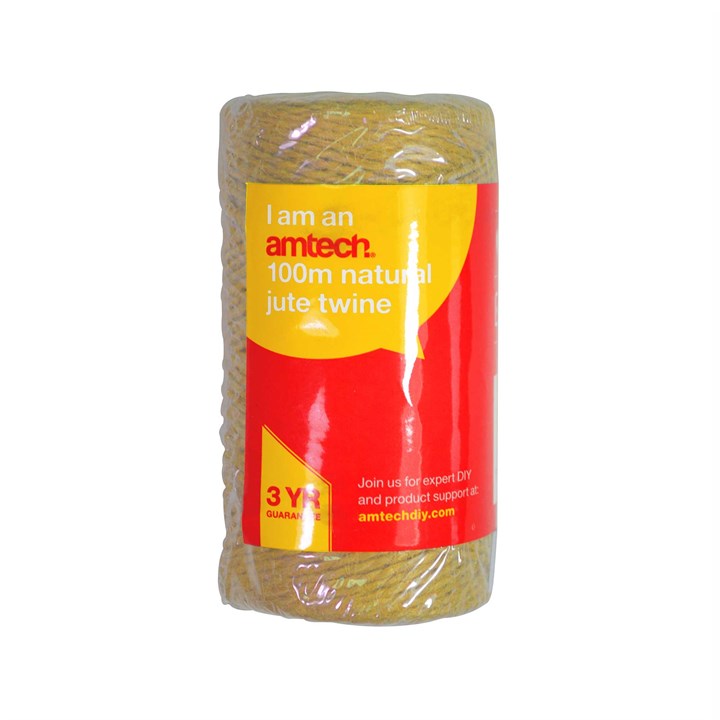 Amtech 100m natural jute twine product image 2