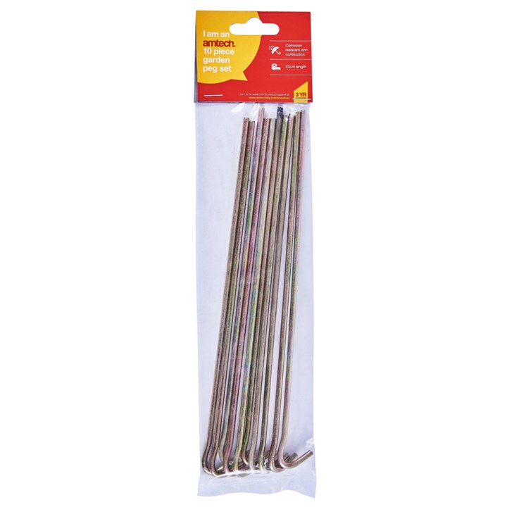 Amtech Metal garden pegs - 10 pack product image 2