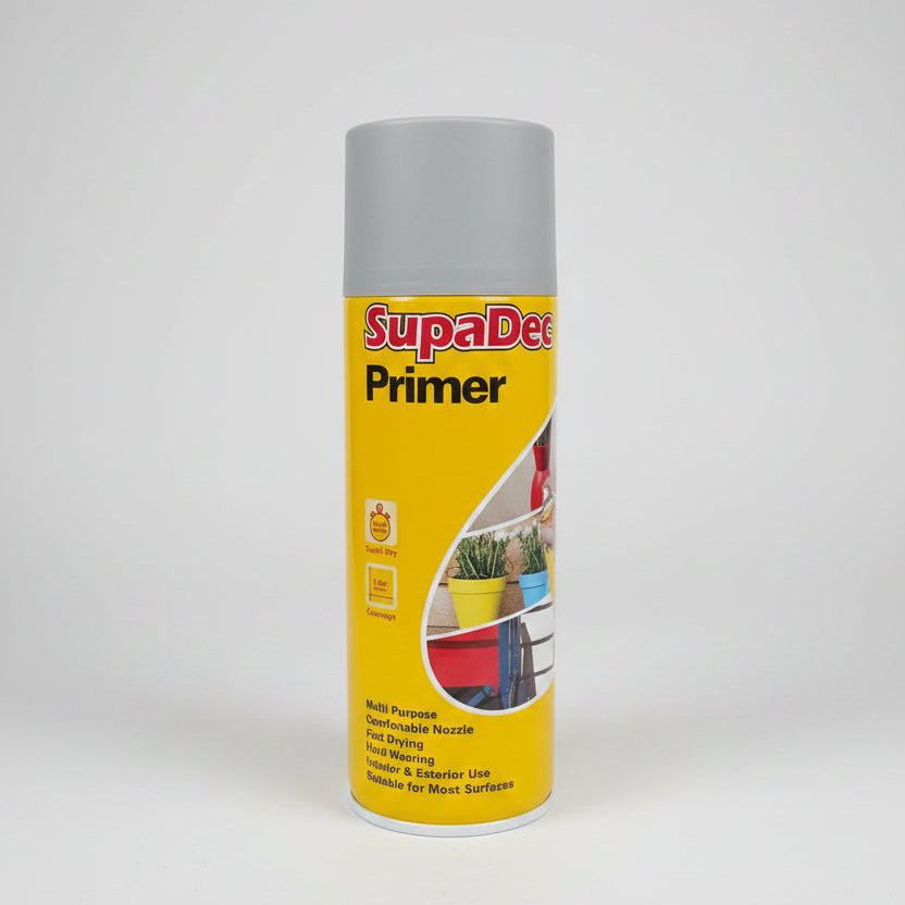 SupaDec Spray Paint 400ml Grey Undercoat
