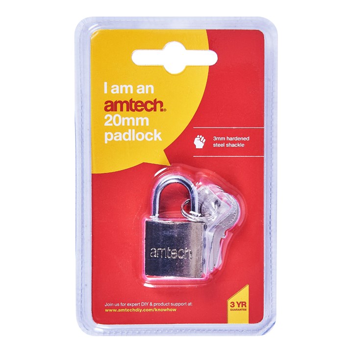 Amtech 20mm Padlock product image - image 2