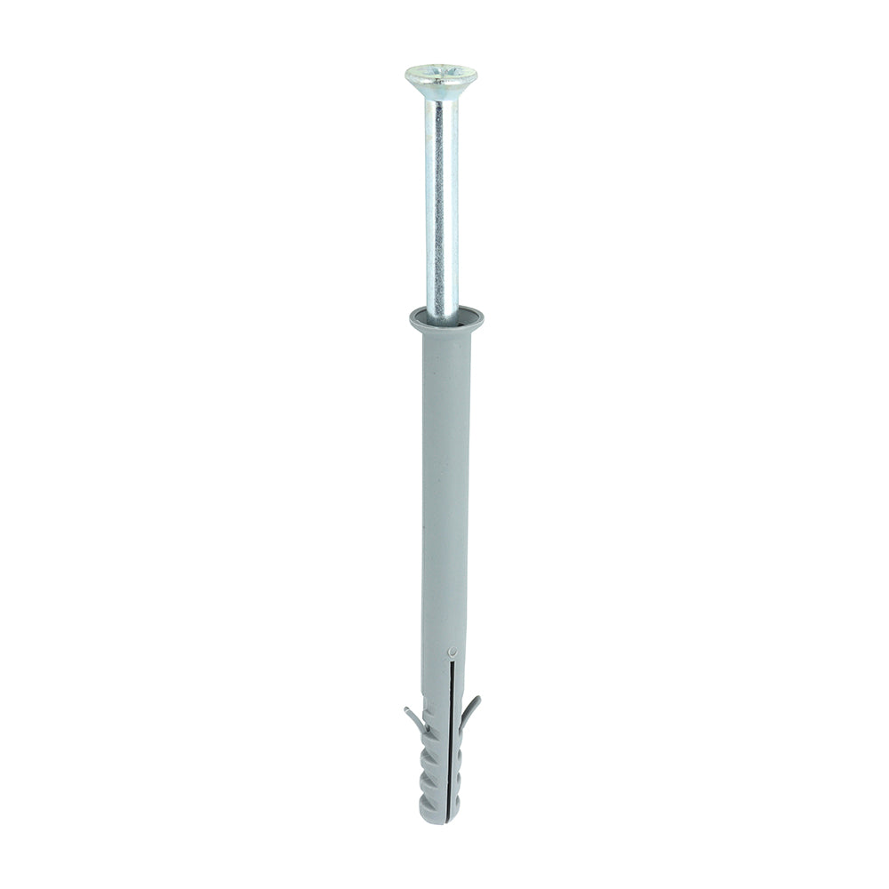 Nylon Frame Fixing - BZP 10.0 x 120 - 100 pack