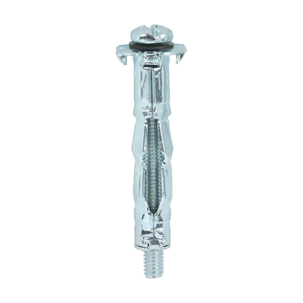 Metal Cavity Anchor Zinc M4 x 38 (45mm Screw) 100 pack