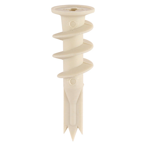 Nylon Speed Plugs - White 42mm Box 100