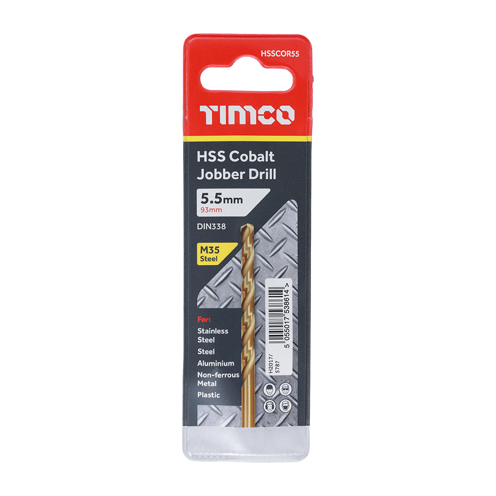 HSS-CO Jobber Drill Bit Cobalt 5.5mm
