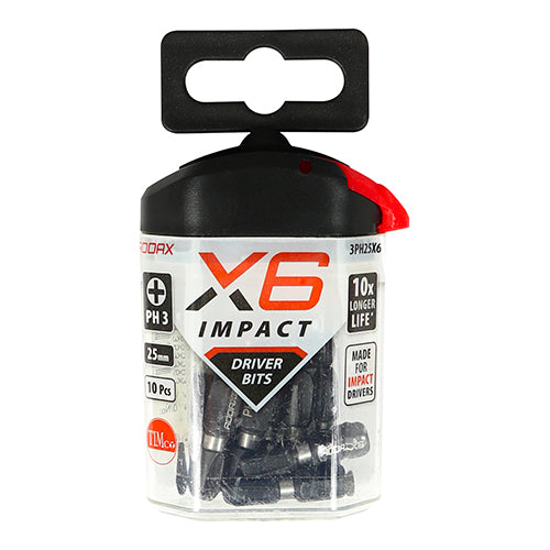 Impact Phillips Driver Bit - No.3 x 25 - 10 pack
