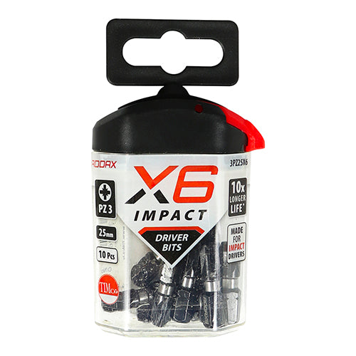 Impact Pozi Driver Bit - No.3 x 25 - 10 pack
