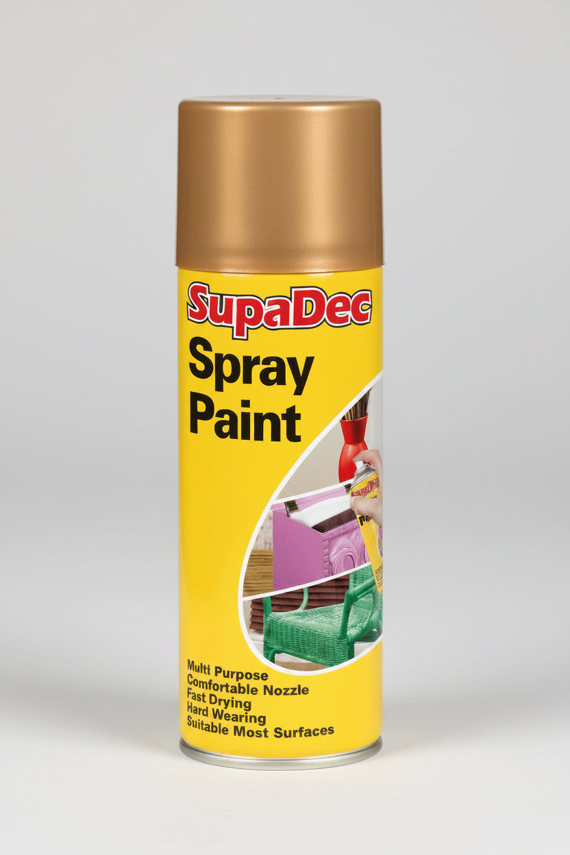 SupaDec Spray Paint 400ml Gold